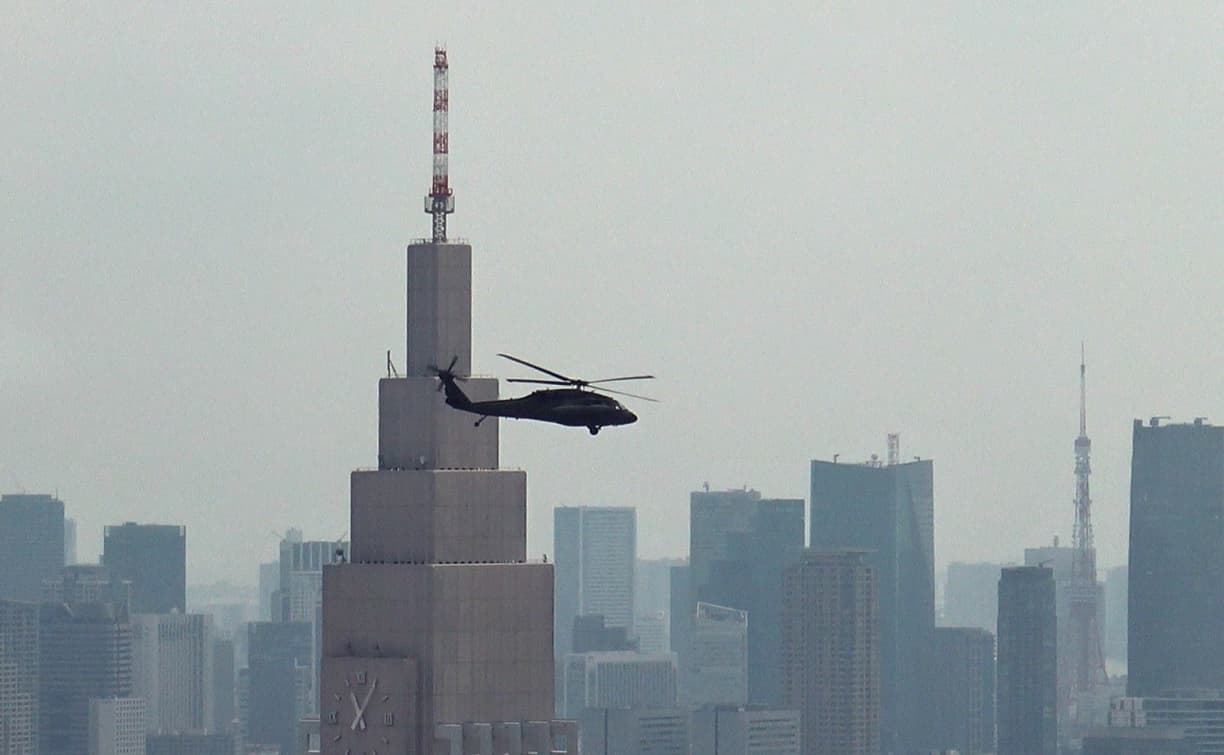 東京上空300メートル